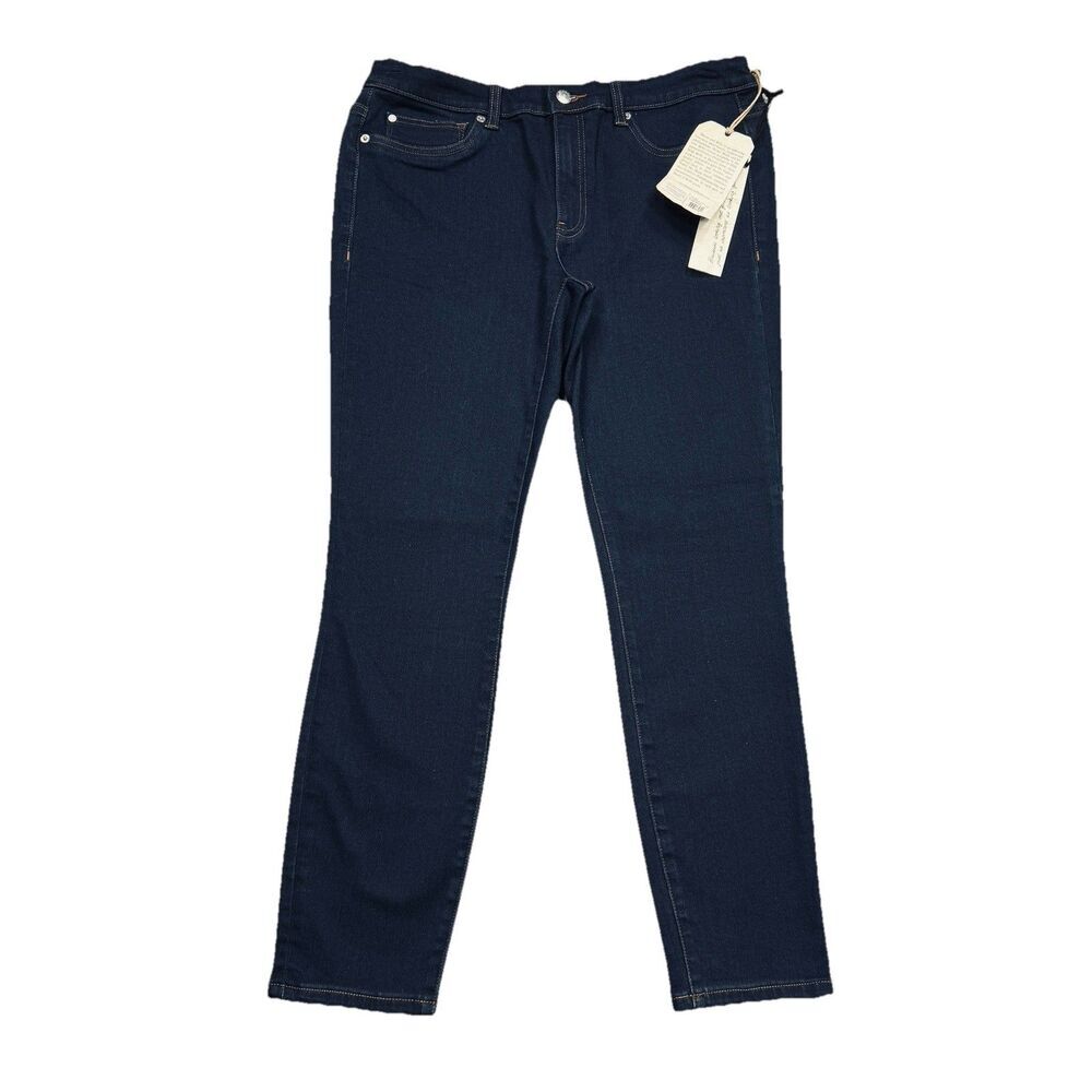 Henry & Belle Lila Super Skinny Ankle Jeans 32 (32x28) Blue Stretch Womens NWT